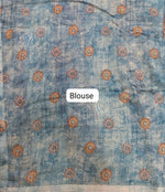 Walnut Brown Semi Tussar Saree Blouse
