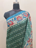Light Green Semi Tussar Saree 1