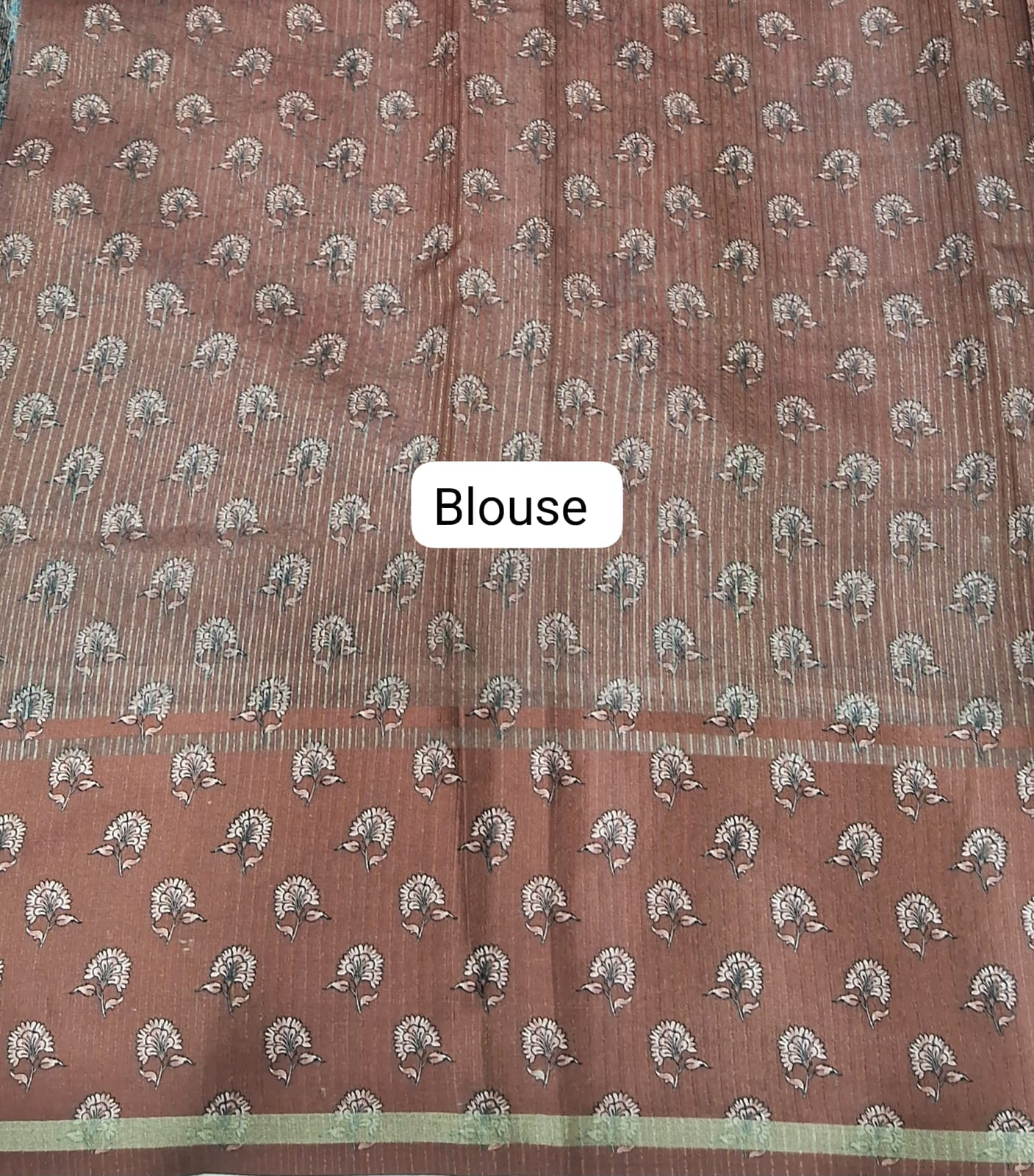 Elegant Brown Tussar Grace Blouse