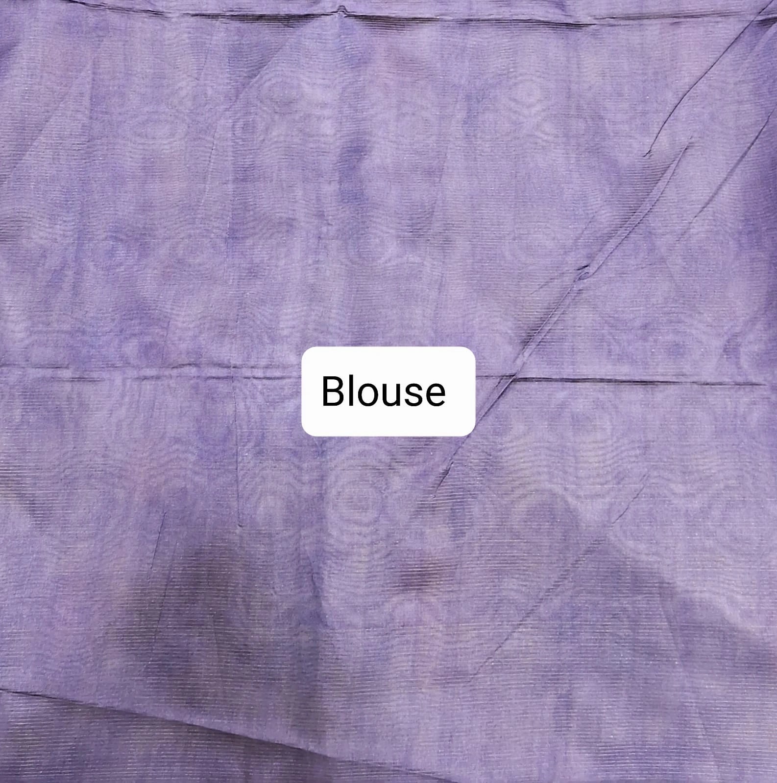 Rich Chocolate Brown Tussar Saree Blouse