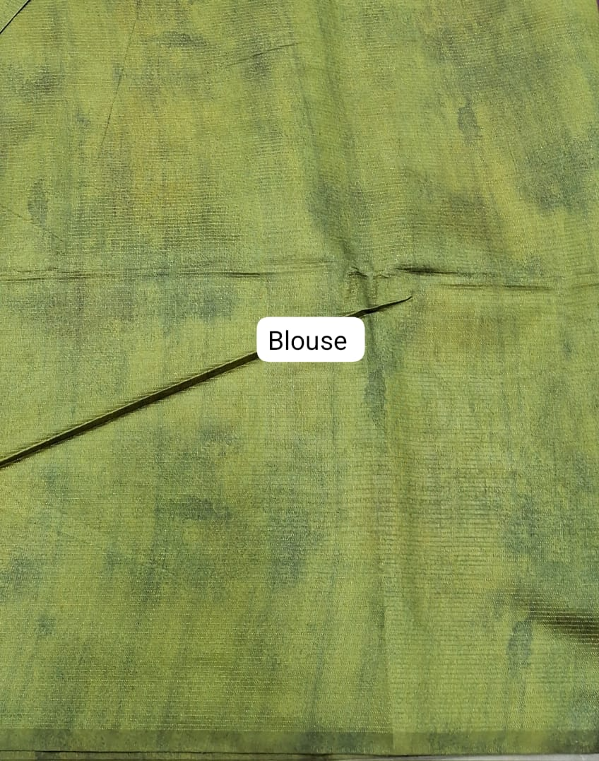 Raspberry Pink Semi Tussar Saree Blouse