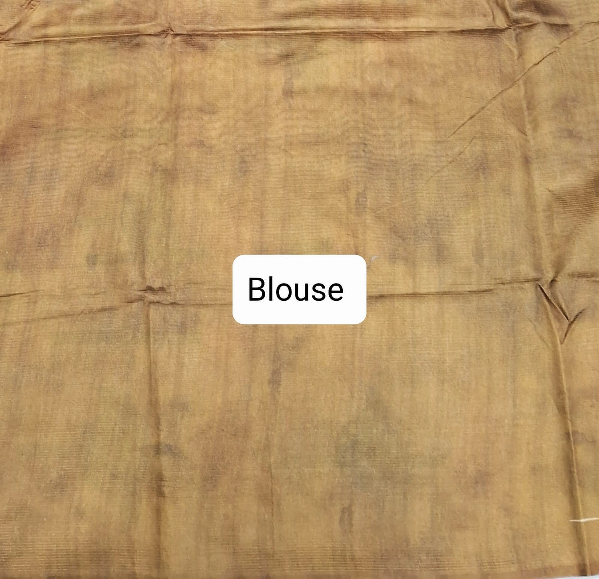 Elegant Blue Semi Tussar Saree Blouse
