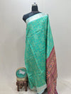 Sea Green Semi Tussar Saree