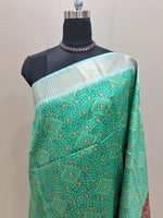 Sea Green Semi Tussar Saree  