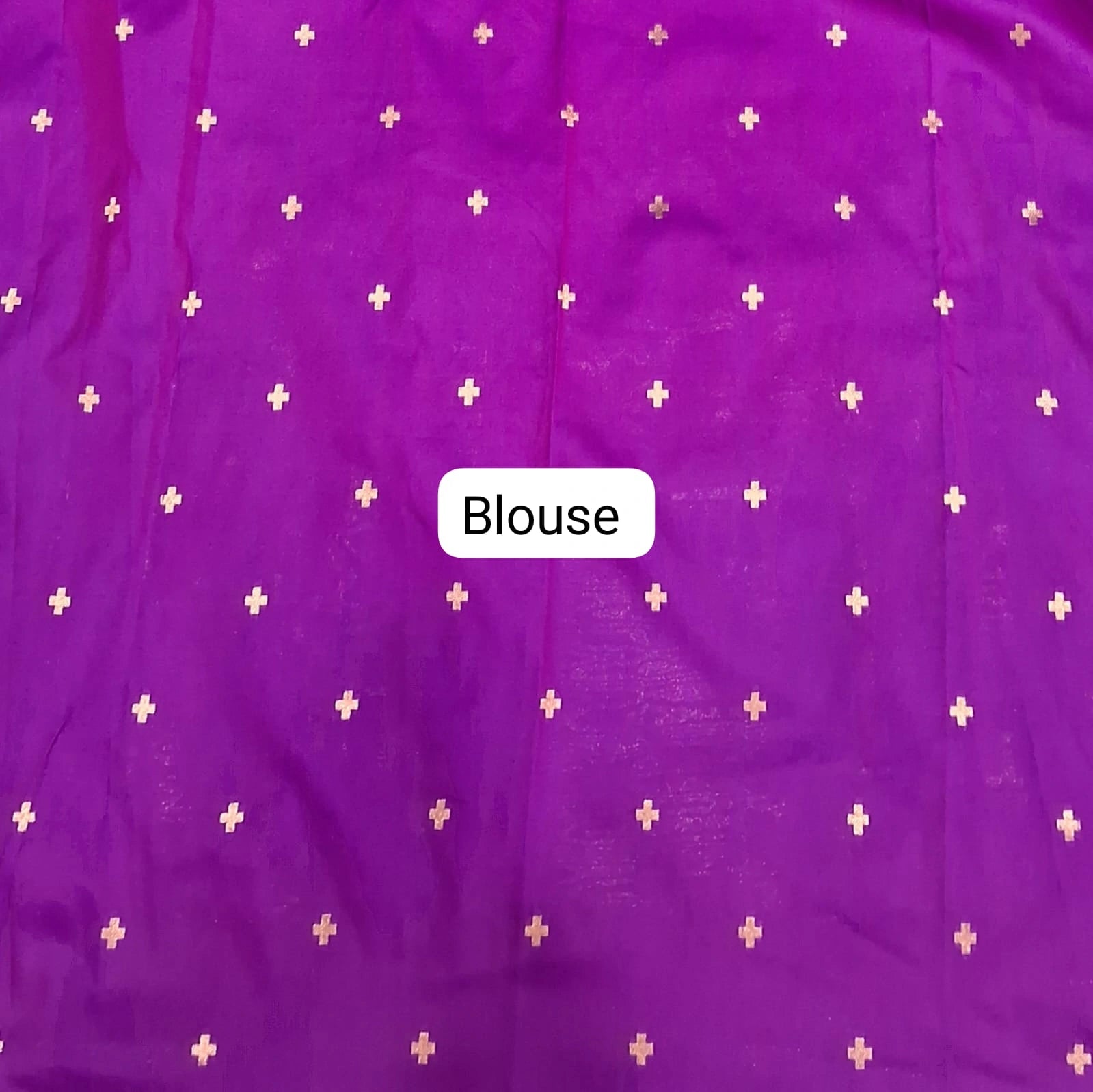 Caribbean Blue Woven Tussar Saree Blouse