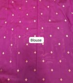 Teal Blue Woven Tussar Saree  Blouse