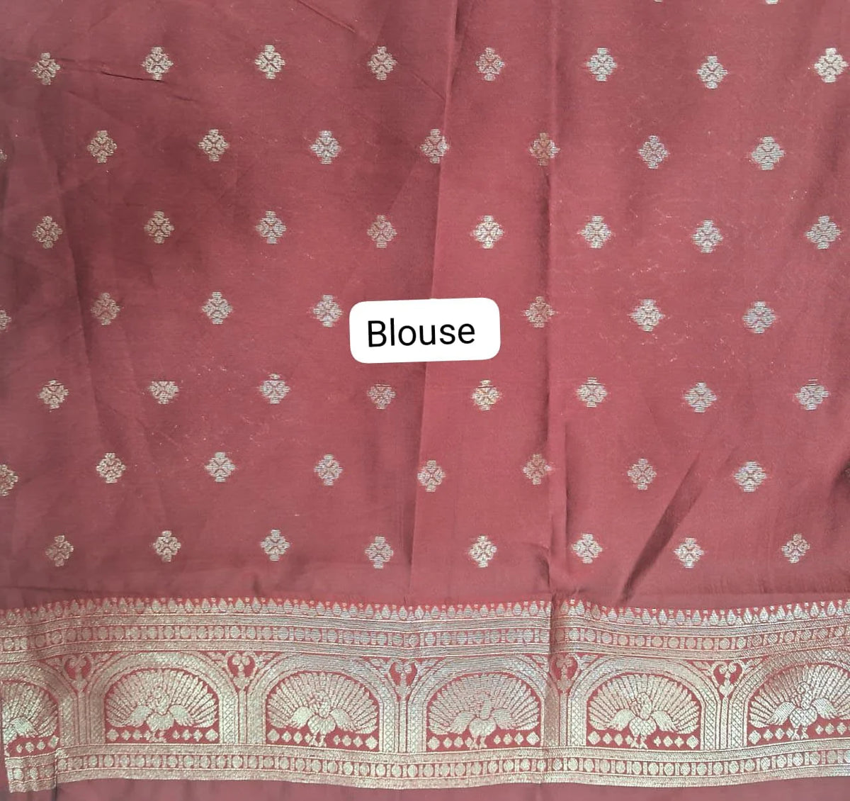 Black Tussar Saree Blouse