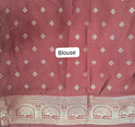 Black Tussar Saree Blouse