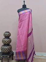 Light Pink Tussar Saree 