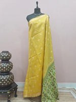 Light Yellow Tussar Saree 