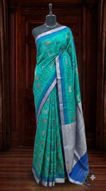 Rama Green Tussar Saree