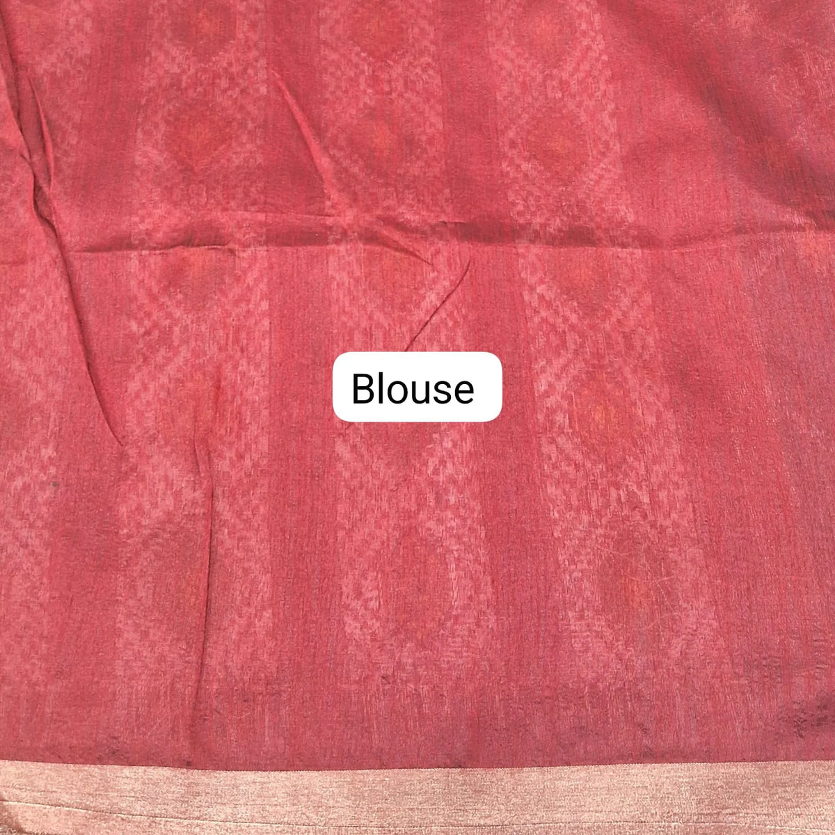 Black Tussar Saree Blouse