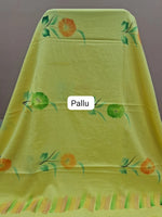 Soft Radiance Light Yellow Mulmul Zari Cotton Saree Pallu