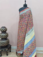 Classic Brown Mulmul Zari Cotton Saree