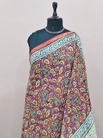 Classic Brown Mulmul Zari Cotton Saree 1