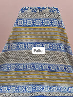 Handloom Navy Blue Mulmul Zari Cotton Saree Pallu