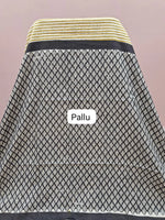 Handwoven Cream Mulmul Zari Cotton Saree Pallu