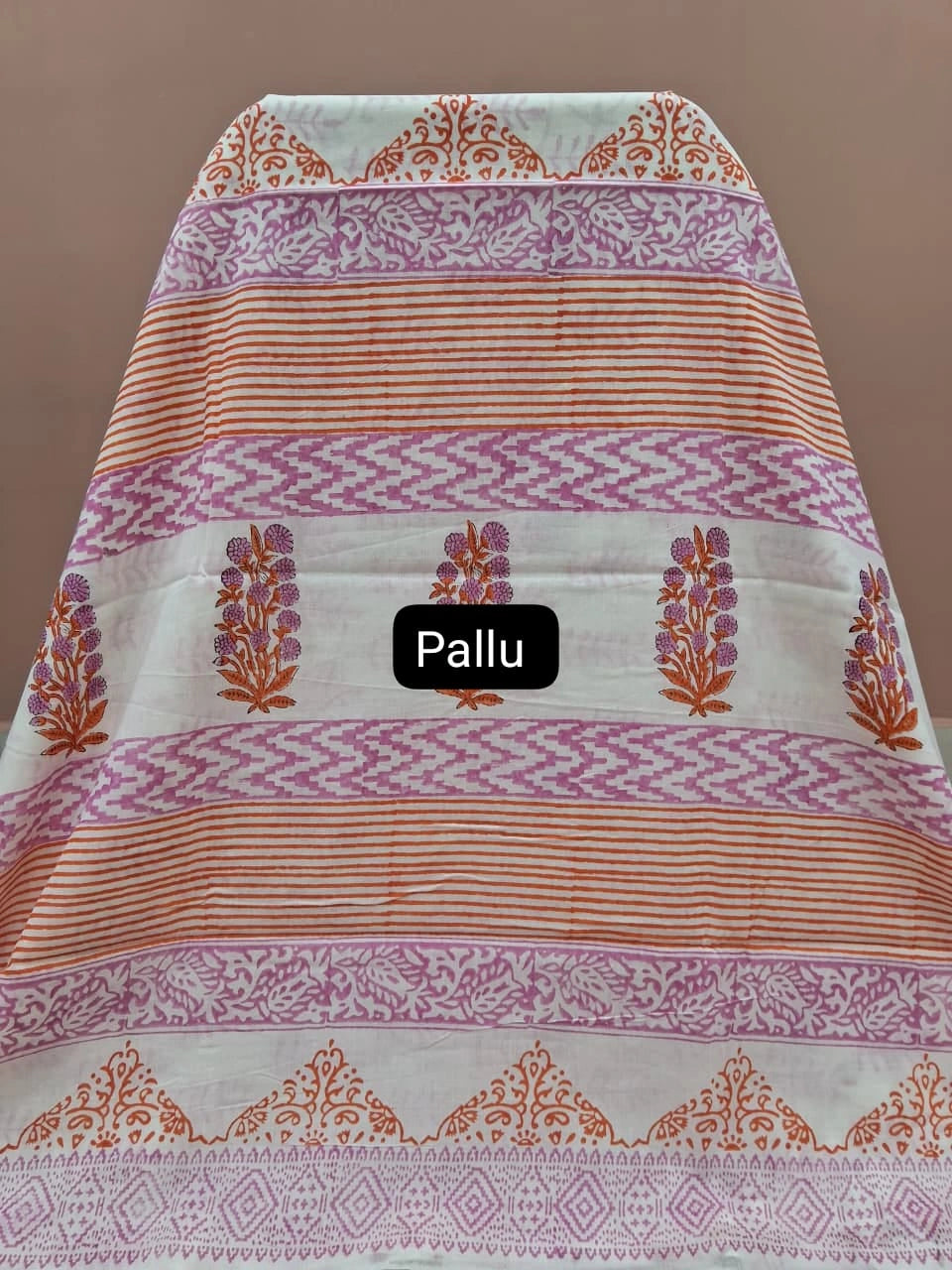 White mulmul zari cotton saree pallu