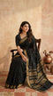Premium Black Kalyani Cotton Saree